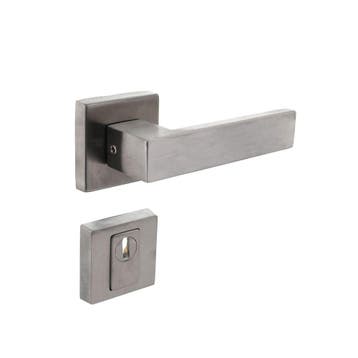 Intersteel achterdeurbeslag vierkant: deurkruk Amsterdam,, Verzenden, Nieuw