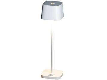Veiling - Konstsmide Accu tafellamp Capri Mini wit, Gebruikt