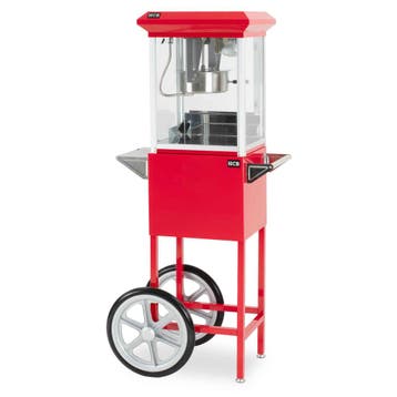HCB Popcornmachine - compact met onderstel - rood - 230V, Verzenden, Nieuw in verpakking