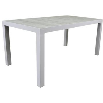 Fresno dining tuintafel 160x90xH74 cm wit, Ophalen of Verzenden, Nieuw