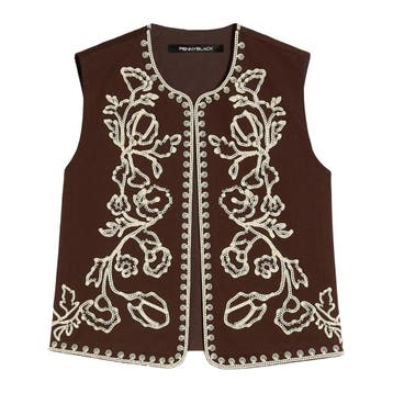 Pennyblack • bruin gilet Pogeo • 36 (IT42), Bruin, Verzenden, Nieuw, Pennyblack