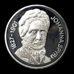 Zwitserland. Silver Proof 20 Francs (Johanna Spyri) Coin