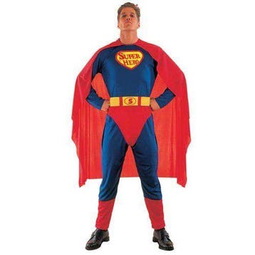 Superman kostuum, Verzenden, Nieuw, Feestartikel