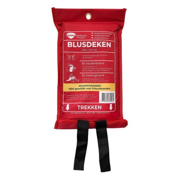 Blusdeken softbag 100 x 100 cm, Huis en Inrichting, Brandblussers en Brandkasten, Verzenden, Nieuw