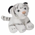Pluche zittende witte tijger knuffeldier 15cm - Knuffel ti.., Verzenden, Nieuw