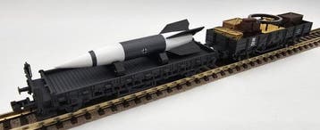 Fleischmann N - Modeltrein goederenwagon (2) - Met de hand, Nieuw