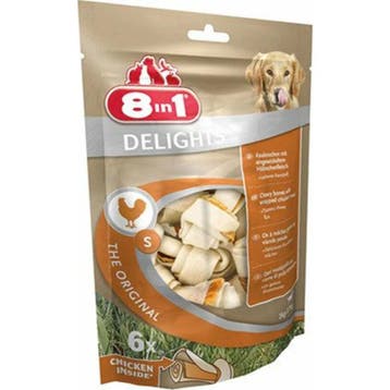 8in1 Delights Bone S 6 stuks, Verzenden, Nieuw