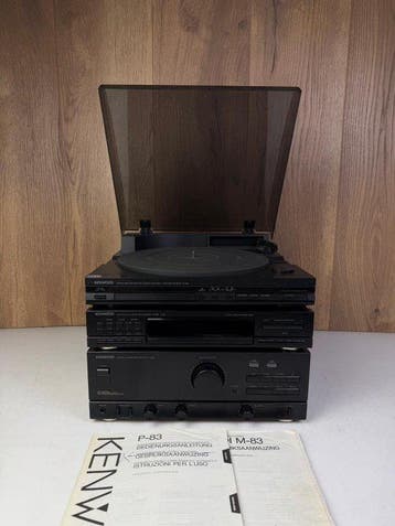 Kenwood - A-83 Amplifier + T-83L Tuner + P-83 Turntable, Nieuw