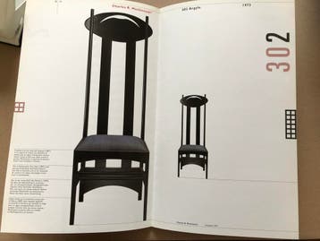 Groot Formaat - Iconische Meubelontwerpen Mackintosh, Ophalen of Verzenden, Zo goed als nieuw