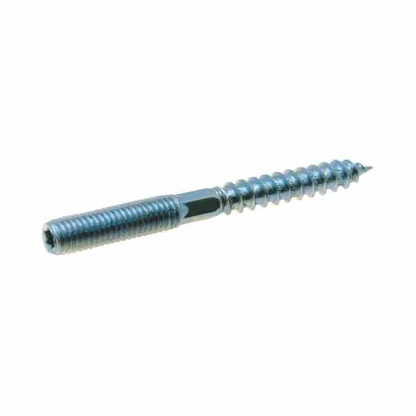 M8x50mm verzinkte stokschroef, stokbout, stokeind met, Huis en Inrichting, Tafelonderdelen, Nieuw, Metaal, Ophalen of Verzenden