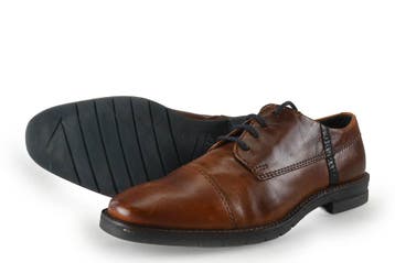 Bugatti Veterschoenen in maat 41 Cognac, Bugatti, Overige kleuren, Verzenden, Zo goed als nieuw