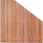 Schutting Tuinscherm Hoorn verloop Hardhout Geschaafd RVS, 1 tot 2 meter, Minder dan 3 meter, Nieuw, Ophalen of Verzenden