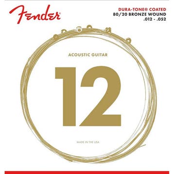 Fender F-880L Coated 80/20 Bronze Akoestische Gitaar Snaren, Ophalen of Verzenden, Nieuw