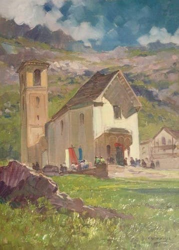 Cesare Gheduzzi (1894-1944) - Chiesetta a Fornara