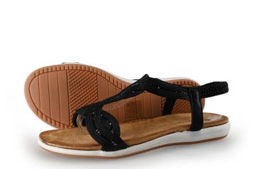 Dolcis Sandalen in maat 39 Zwart, Dolcis, Verzenden, Zwart, Sandalen of Muiltjes