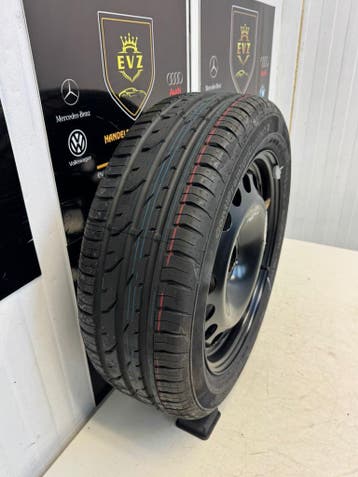 1 stuk Reservewiel 195/55R16 inch Opel Corsa D bj.2006 4x100, Auto-onderdelen, Banden en Velgen, Gebruikt, 16 inch, Banden en Velgen