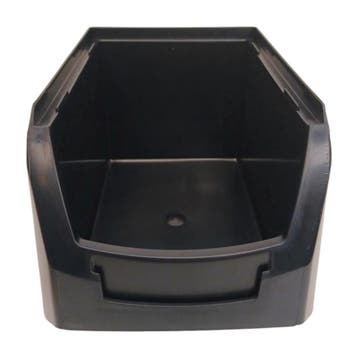 Magazijnbak 220x140x125 mm, zwart pp, nieuw, Ophalen of Verzenden