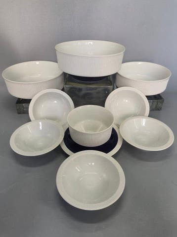 Eetservies - Arzberg Schüssel Set 9-teilig Weiß Porzellan
