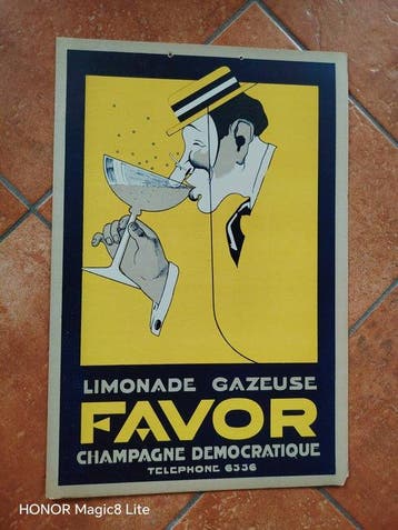 sconosciuto - Favor - Limonade Gazeuse Art Deco - Jaren 1930