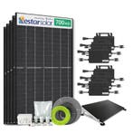 Zonnepanelen pakket voor platdak - 4.2 kW - 6x 700, Ophalen of Verzenden, Nieuw