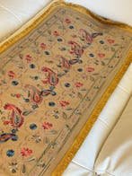 san Leucio - Elegante plaid van cashmere met handborduursel