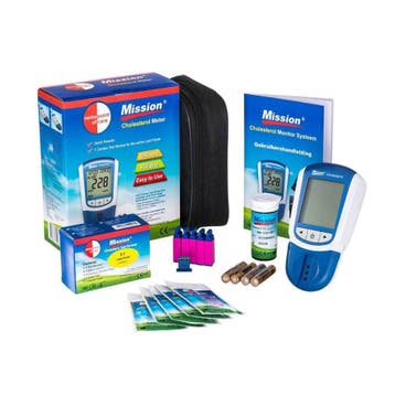 Acon Mission® Cholesterolmeter complete startset + 5, Diversen, Verzenden, Nieuw