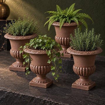 Jardinière (4) - Franse stijl hoge jardinières in klassieke