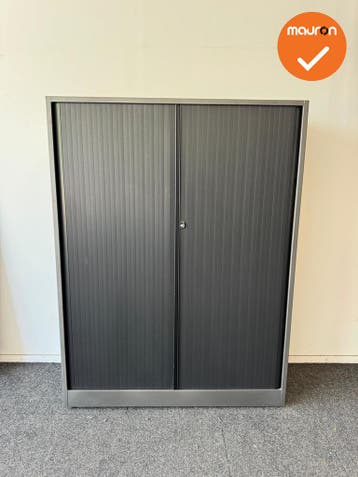 Roldeurkast - B-keuze - Ahrend - 160x120x45 - Antraciet met, Werkplek, Ophalen of Verzenden, Gebruikt, Kast