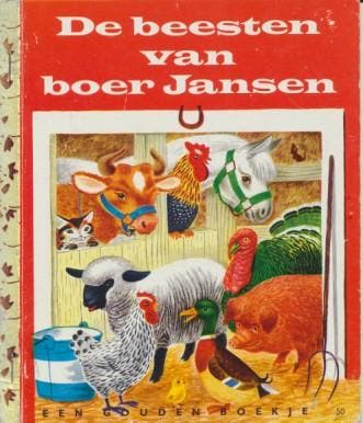 Gouden boekje; De beesten van boer Jansen, Boeken, Verzenden, Nieuw