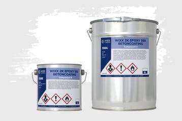 Wixx 2K Epoxy 550 Betonverf Wit 5L, Verzenden, Wit, Nieuw, Verf