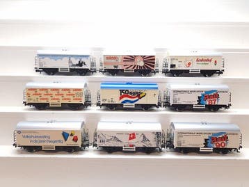 Märklin H0 - Modeltrein goederenwagon (9) - 9x, Nieuw