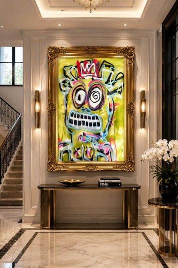 Timo Wedell - Reigning Whirlwind of Color - XXL- Basquiat