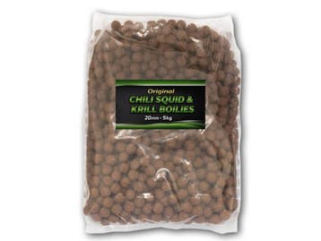 Chili Squid & Krill Boilies 20mm - 5kg - XL Baits, Verzenden, Nieuw, Overige typen