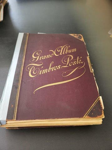 Wereld 1850/1950 - antieke verzameling van vele landen in, Gestempeld