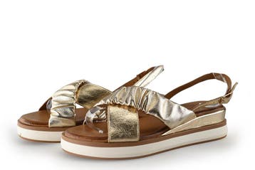 Inuovo Sandalen in maat 38 Goud, Overige kleuren, Verzenden, Inuovo, Sandalen of Muiltjes