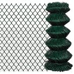 vidaXL Gaashek 0,8x15 m staal groen, Verzenden, Nieuw, IJzer, Minder dan 1 meter