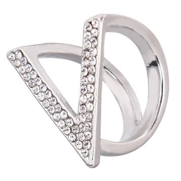 Fako Bijoux - Sjaalklem - V-Model Strass - 26x27x22mm -, Verzenden, Nieuw