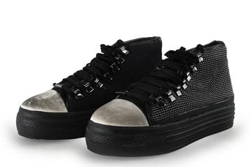 La Strada Hoge sneakers in maat 38 Zwart, Verzenden, Zwart, Gedragen, Sneakers of Gympen