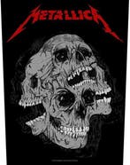 Metallica - Skulls - Backpatch officiële merchandise, Verzamelen, Muziek, Artiesten en Beroemdheden, Ophalen of Verzenden, Nieuw