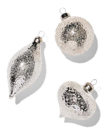 HEMA Kerstballen glas zilver - 3 stuks, Verzenden, Nieuw