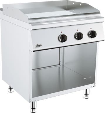 Combisteel Bakplaat | Open Onderstel | Elektrisch | Chroom |, Ophalen of Verzenden, Nieuw in verpakking