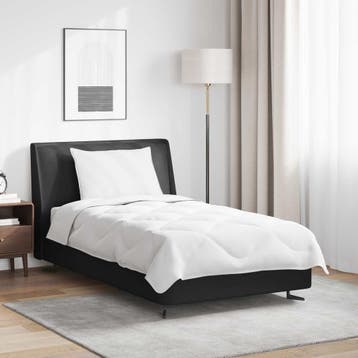 vidaXL Zomer Dekbed met kussen 2 st Wit Microvezel, Verzenden, Nieuw, Wit
