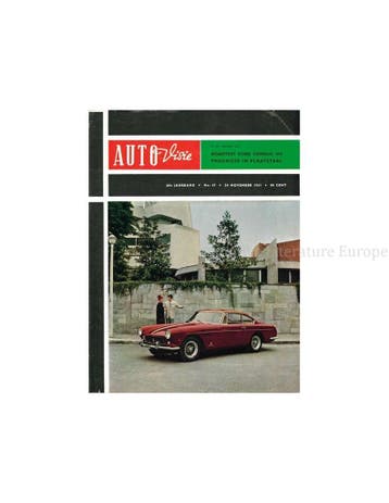 1961 AUTOVISIE MAGAZINE 47 NEDERLANDS, Nieuw, Author