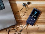 MP3 Speler met Bluetooth - Inc. 8GB SD - Blauw - Lenco - XEM, Verzenden, Zo goed als nieuw