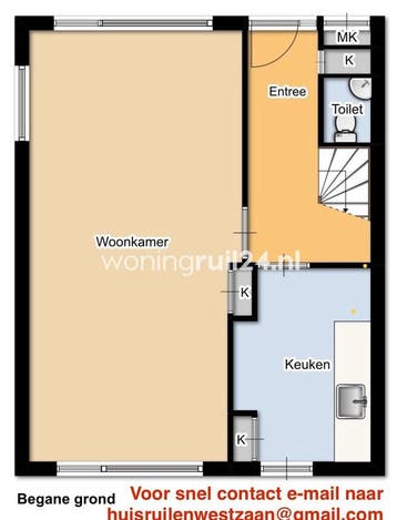 Woningruil - Middel 39 - 6 kamers en Noord-Holland, Noord-Holland