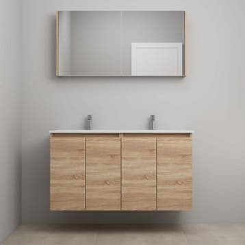 On-Line Badkamermeubelset - 120 cm - Bouwpakket - Greeploos, Ophalen of Verzenden, Nieuw