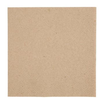 Servetten | 1/4 vouw | gerecycled kraftpapier | 33x33cm |..., Verzenden, Nieuw in verpakking