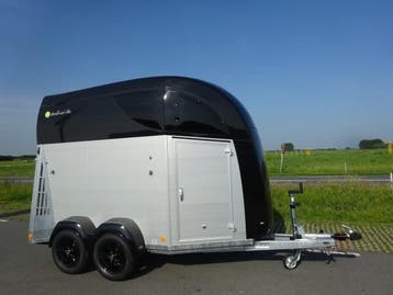Bucker Careliner Alu Zwart metallic DIRECT LEVERBAAR, Ophalen, Nieuw, Aluminium, 2-paards trailer