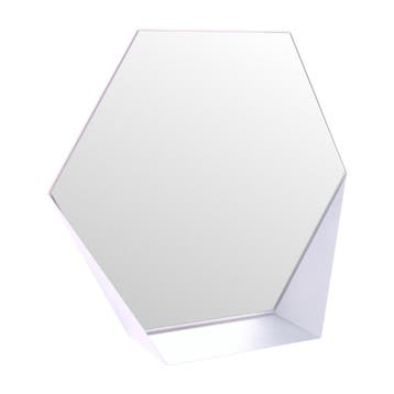 Gorillz Hive Wandspiegel met Plank - Hexagon Spiegel - 60 x, Huis en Inrichting, Woonaccessoires | Spiegels, Verzenden, Nieuw