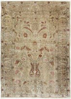 Oude Hereke, pure zijde op zijde, oud - Vloerkleed - 114 cm, Nieuw